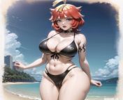 Giantess Mela in a bikini from mela mujra48