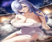 &#34;Come on...i heard this place was supposed to help you relax but you just seem more tense now&#34; (I want to be her the friend that brings you to an onsen to relax but don&#39;t know why your suddenly tense) from rita koiral hot sexiest an