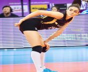 Turkish volleyball player Zehra Güneş from neslihan güneş