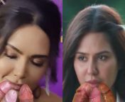 Esha Gupta &amp; Sonam Bajwa together sucking multiple cocks during blowbang xxx from sonam bajwa xxx nudex ta