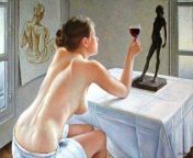 Francine van Hove, Wine Glass from www swap sister sex van house wine servent