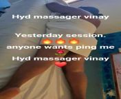 Any [C]ouples/Ladies Planning For Massage Session In Hyderabad Your Door Step ??This Weekend(If You Want Best? Experience) &#34;Ping Me&#34;??Once More Details ? from desi wife massage session in hotel mp4