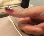 Blursed thumb buddy. Took a slicer to the thumb, but now I have this cute little guy from bf9304f00 thumb jpg