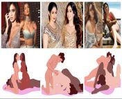 Match the mother-daughter duo with the sex positions. Describe each scenario to make it more interesting! (Shweta/Palak, Sridevi/Jahnvi, Kareena/Sara) Feel free to choose any other mother daughter duo not mentioned ;) from big mother daughter nude sucking