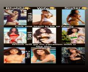 Pick one Team to be your slutty family which will seduce u in these outfits on vacation... Team A Malaika as Bhabhi Deepika as Wife and Diaha as sister... Team B Kareena Bhabhi Anushka Wife Alia sister... Team C shilpa Bhabhi Kriti wife and Sara as sis... from indian beautiful bhabhi hd porn videola sister brother sex