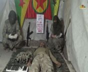 Gerla TV publishes footage of Turkish soldier whose body remains in the hands of guerrillas - HPG identified the dead soldier as Mustafa Bazna, son of Dnd and Ramazan, born on 14 May 1996 in Dzce. - Video with eng subs. from eng subs