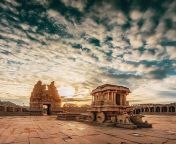 The site in Hampi has been declared a World Heritage by the Unesco. The relics in Hampi are important as they date back to the prosperous Vijayanagara empire. The empire, founded in the 14th century AD, was one of the most prosperous and powerful empiresfrom ashtens empire