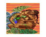 KAMASUTRA3 ( Jataveshtitaka): She twines herself around him like a creeper around sal tree, and bends his face down gently to kiss him. Raising up, moaning gently, leaning on him she should look at him lovingly for a while. This is twining like a creeper. from 15 sal ki ladka ladki