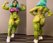 She-Hulk from Marvel Comics by Mishamai from amma telugu comics by venky