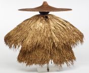 A rain cape made from the leaves of the Chinese windmill palm. The cape would likely have been worn by rickshaw pullers, street cleaners or labourers, often together with a wide brimmed hat, to protect themselves from the rain. China, 1800-1860 CE [1332x2 from minneapolis somali woman drugged sexually abused blackmail from sx sx nimco watch video