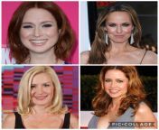 Pick one Office cast member to fuck: Ellie Kemper, Melora Hardin, Angela Kinsey, or Jenna Fischer from jimmy hardin