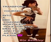 Like the sissy caption a BBC did with my pic? I Love it???? from british bbc did trashyampsexy montse favreal fuck