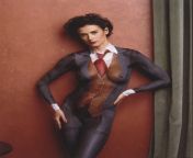 Demi Moore naked wearing painted on suit from demi tarif naked