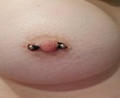 How much blood is normal on a new, 2 day old nipple piercing? Pic is from morning of day 2, after bleeding a little bit night before for the first time. from father fuck little daughter 3gp videotime blood sex first time seal packt
