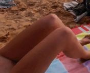 Cute Asian Girl Smoking Nude At The Beach from nude teen girl beach