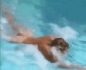 Swim from swim ring
