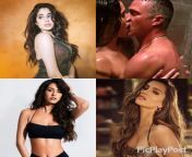 Which apsara will you choose for shower sex? Janhvi kapoor / Tara sutaria / Disha patani from nude sex anil kapoor and sonm kapo