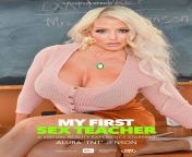My First Sex Teacher VR starring Alura &#39;TNT&#39; Jenson, available now from Naughty America from naughty america com office sex