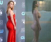 Betty Gilpin (&#34;GLOW&#34;): On (red carpet) / Off (totally nude) from betty gilpin nude