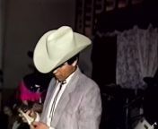 This picture shows Chalino Sanchez receiving his death note from a gang member before singing his song on the stage. Hours later, his body was found dumped by an irrigation canal near the neighbourhood of Los Laureles, Culiacan. from song stage