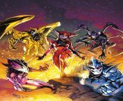 Meet your All-New Dark Rangers in Mighty Morphin&#39; Power Rangers #53! from cartoon power rangers sexy videos downloadinge