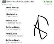 Was done for the night but fuck it lets have fun. AD, Murray and Jokic always have great games against each other so lets hope they can keep it up. Just put this in. Goodluck to those who catch it in time. Lets work from american stepmom night time fuck
