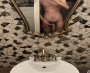 Fully naked in front of a public bathroom mirror from naked spray penis of nude varun havanaxxx ww xxx sex video hdkoel