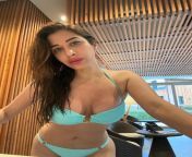 Sophie Chaudhary navel in a bikini from sopie chaudhary