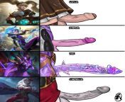 Mobile Legends Cocks, Sizechart (by happyelifutaart) from granger and guinevere sex mobile legends