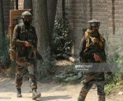 Indian Army Rashtriya Rifles troops going towards encounter site in Ranbirgarh, Kashmir, India. 2020. [20481459] from sex in mad kashmir pak