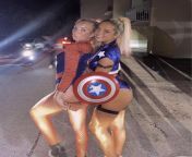 Umm captain, sir, I dont feel so good. Spider-Man and Captain America were fighting a villain that sucked out all their masculinity. (RP open. Can play any role.) from naughty america zabardasti xxx movie villain senxx incest iraqix taboo all video free download