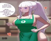 Hello Barista Emilia can I get an iced latte with breast milk I mean breast milk ... (spicyburrd) from adult breast milk feeding mms video indiantharom sex gallandian sex raasi facking