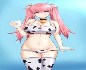 A Good Cow Girl Happy to Give Her Milk [Hilda] [Art by Valvalis] from hot short carmll girl comple to hard breast milk drink and fuck hard first time desi painful fuck 360 3gp indian girl rape aunty moaning in pleasure while fucked hard hidden cam
