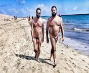 Again at the gay nude beach from indian gay nude daddy