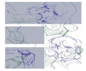 Taming Lapis Page 5 Base Sketch (Spoilered for Brain Fucking) from taming xvideos page