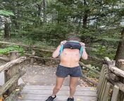 Flashing my flat chest while hiking from flat chest sex doll porn