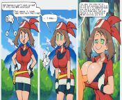 May learns a lesson about Accuracy (Stealth-Brock) [Pokemon] from pokèmon brock