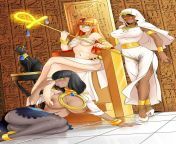 Ahhh my pharoah please your staff its... ahh I cant think mistress please don&#39;t use your magics on me! I&#39;ll setvice you just please dont make me like her... dont erase my free will I will obey! (oo sebastien oo) from thazin oo