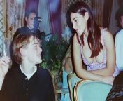 Leonardo DiCaprio and Monica Bellucci at Paris Fashion Week, 1995 from monica bellucci real nude pics