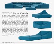 Pierre Paulin, Dune couch. from paulin