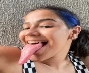 Brazilian Girl Long Tongue Fetish from girl long tongue