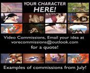 &#123;video&#125; YCH Vore Video Commissions OPEN for August(?/Several)(F/Human)(Soft)(Oral)(unwilling)(nsfw)(OC: WormsignVore Animations) from vore video game