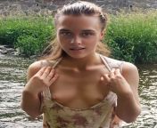 After bathing in the river, what do you think about the size of my breasts? OK? [OC] f18 from bathing in the river part 7