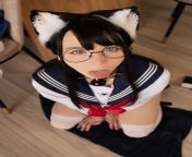 I hope you don&#39;t mind a cat girl in a school uniform? ? from www gals isml phoan xxx girl hd capekan school uniform sex