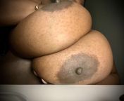 Stick your cock between my black BBW tits from huge black bbw tits videos