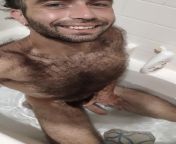 I&#39;m happy to show off my hairy body and wet cock from indian talking and sucking cock