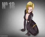 Dragon ball z Android 18 in black by_salvamakoto from xxx dragon boll z android 18 sex porn nud
