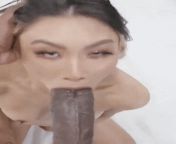 Asian girl vs monster dick from asian girl vs monster black cock