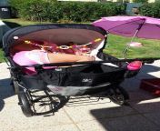 Check out this amazing pram! would you nap in there on a sunny afternoon at the park? from sunny leon sexxxsex in park