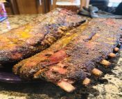 Pork Ribs with Mustard BBQ Sauce from bbq feeder